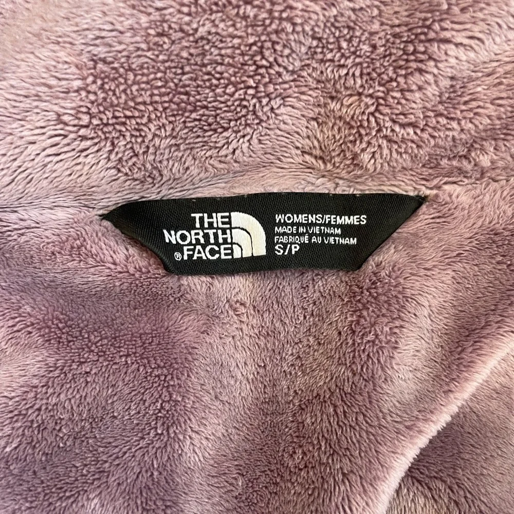 The North Face Womens Small Shelby Raschel Hoodie Jacket Metal Pink Fleece-Lined - Picture 5 of 6